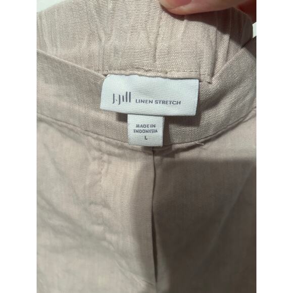 J. Jill Linen Stretch Pants Large - Picture 3 of 4